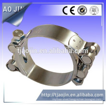 double bolt pipe hose clamp
